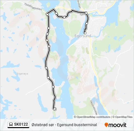 SK0122 Bus Line Map