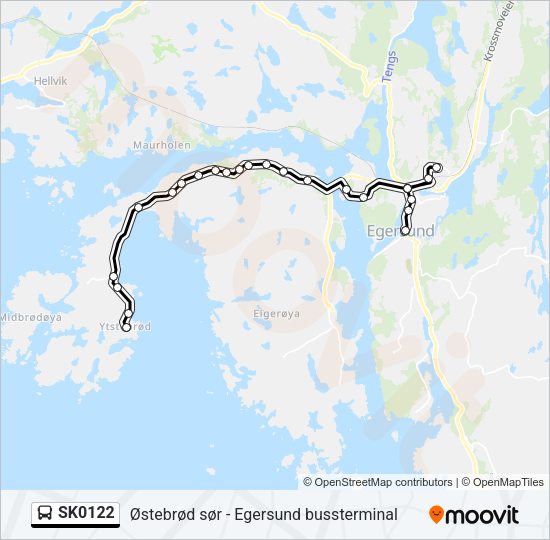 SK0122 Bus Line Map
