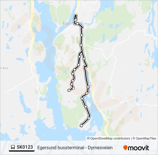 SK0123 Bus Line Map