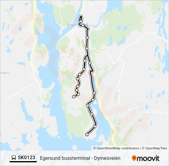 SK0123 Bus Line Map