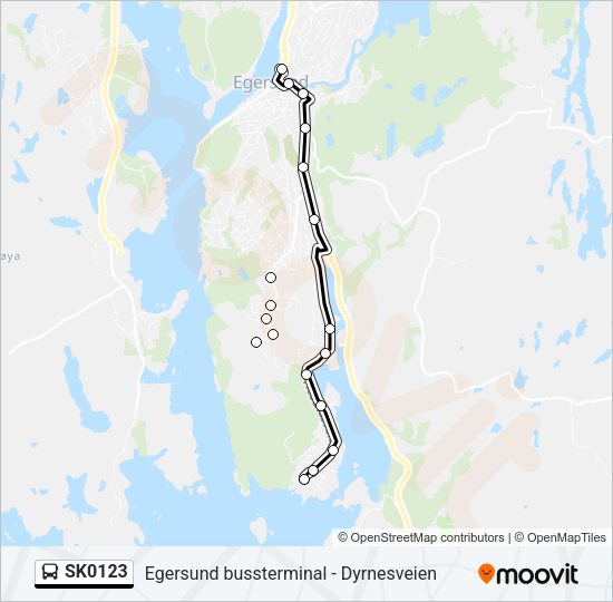 SK0123 Bus Line Map