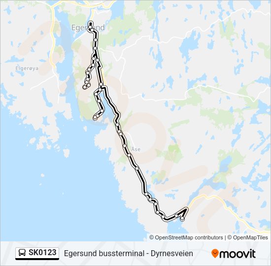 SK0123 Bus Line Map