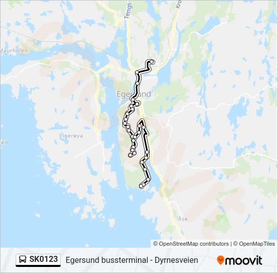 SK0123 Bus Line Map