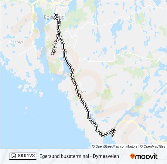 SK0123 Bus Line Map