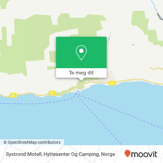Systrond Motell, Hyttesenter Og Camping kart
