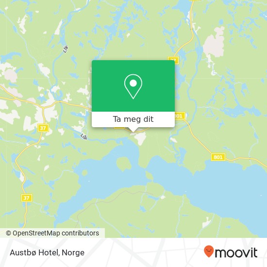 Austbø Hotel kart