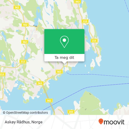 Askøy Rådhus kart