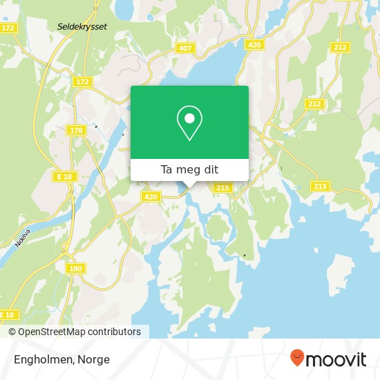 Engholmen kart