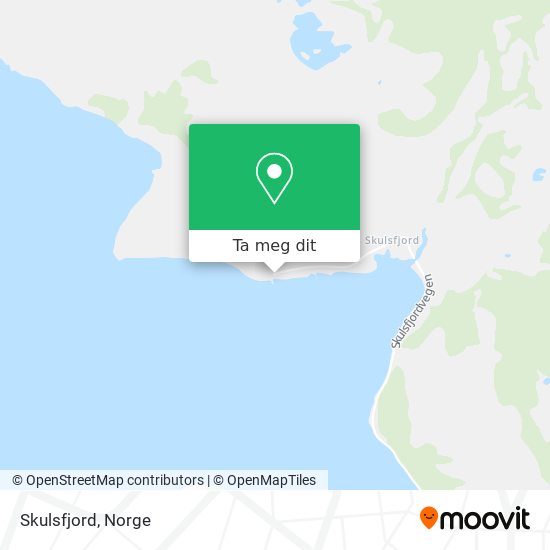 Skulsfjord kart