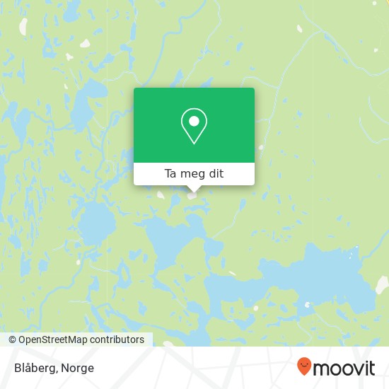 Blåberg kart