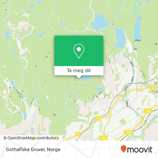 Gothalfske Gruver kart