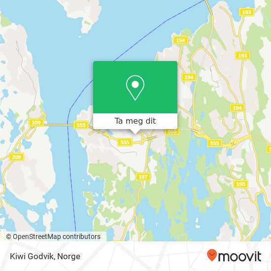 Kiwi Godvik kart