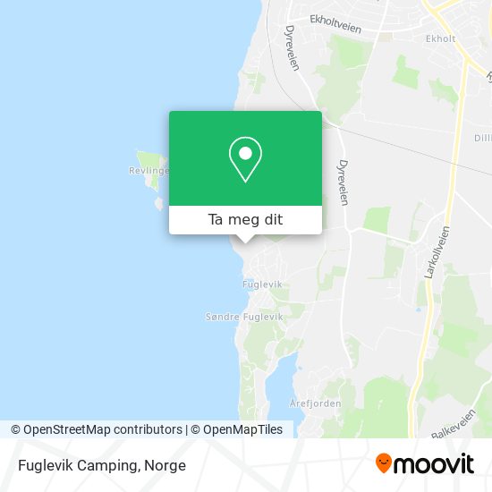 Fuglevik Camping kart