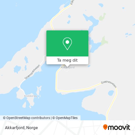 Akkarfjord kart