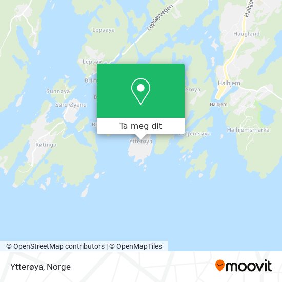 Ytterøya kart