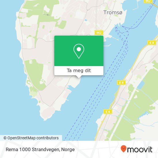 Rema 1000 Strandvegen kart