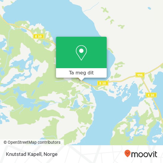 Knutstad Kapell kart