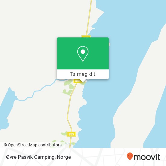 Øvre Pasvik Camping kart