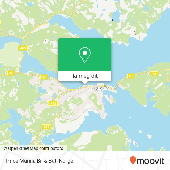 Price Marina Bil & Båt kart