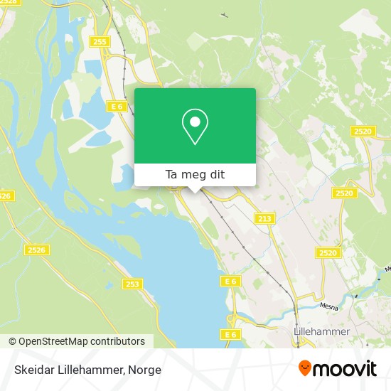 Skeidar Lillehammer kart