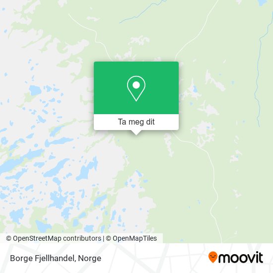 Borge Fjellhandel Og Camping kart