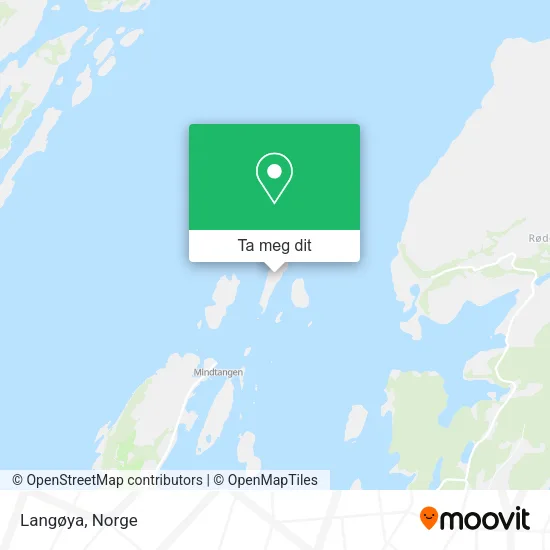 Langøya kart