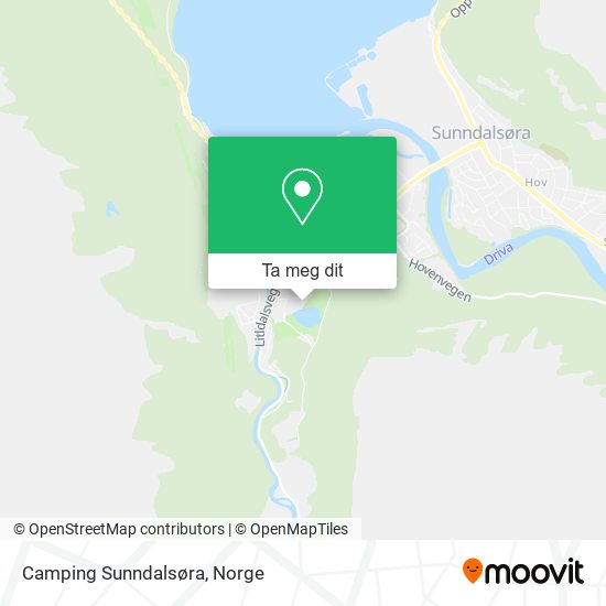 Camping Sunndalsøra kart