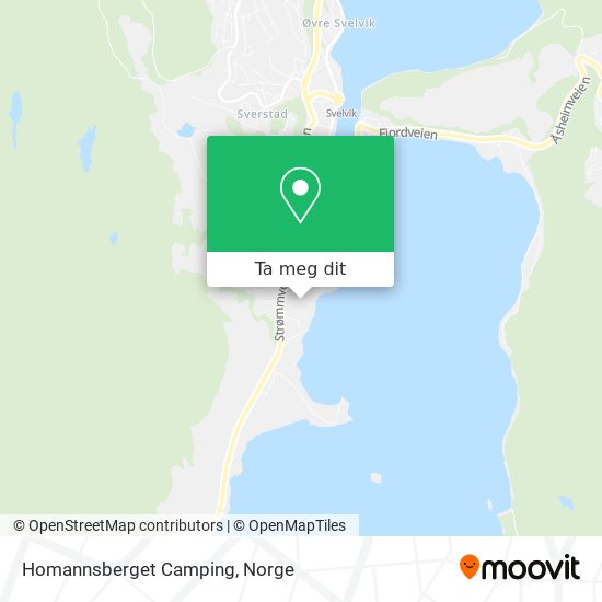 Homannsberget Camping kart
