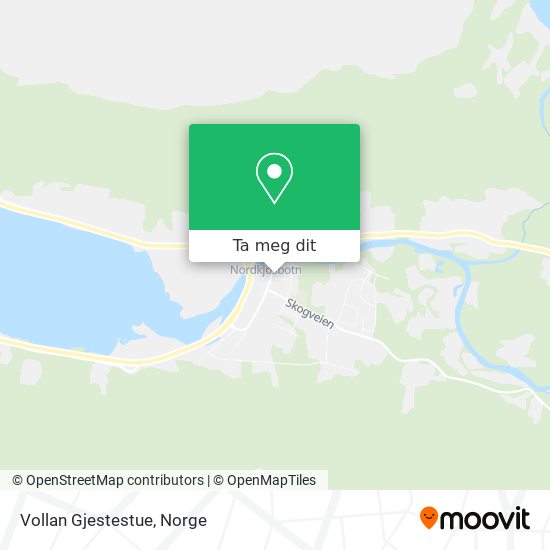 Vollan Gjestestue kart