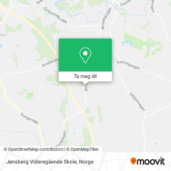 Jønsberg Videregående Skole kart