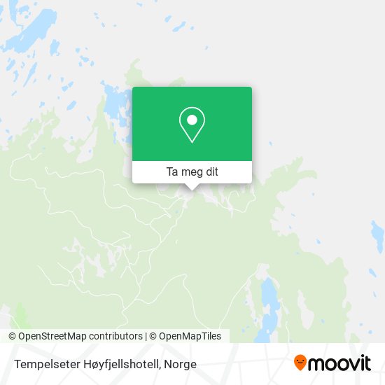 Tempelseter Høyfjellshotell kart