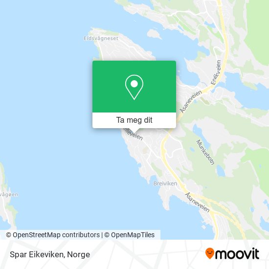 Spar Eikeviken kart