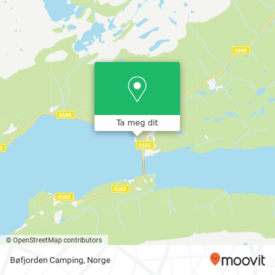 Bøfjorden Camping kart