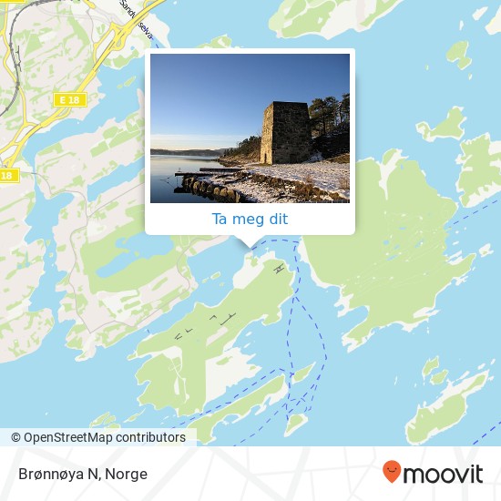 Brønnøya N kart