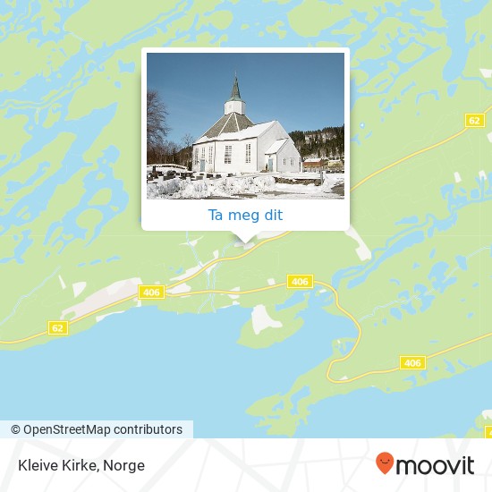 Kleive Kirke kart