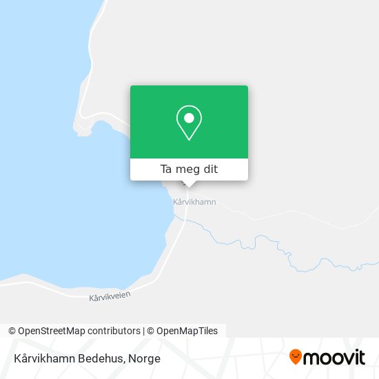 Kårvikhamn Bedehus kart