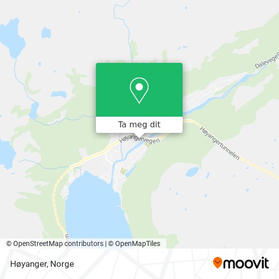 Høyanger kart