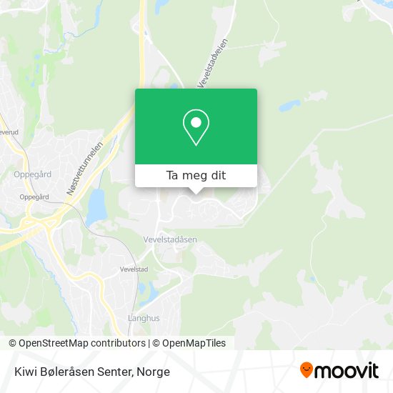 Kiwi Bøleråsen Senter kart