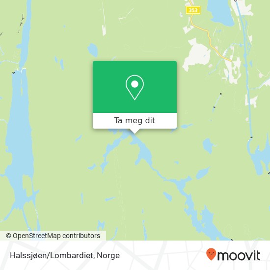 Halssjøen/Lombardiet kart