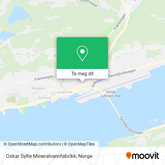Oskar Sylte Mineralvannfabrikk kart
