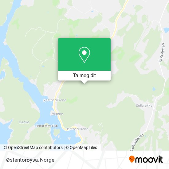 Østentorøysa kart