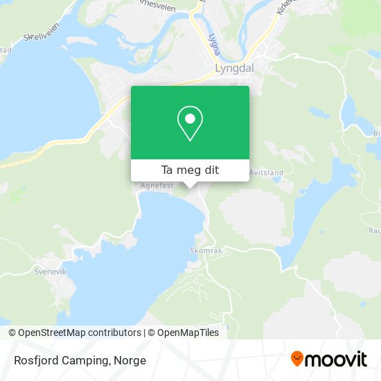 Rosfjord Camping kart
