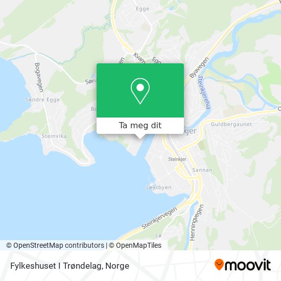 Fylkeshuset I Trøndelag kart