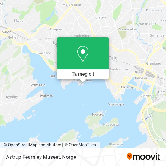 Astrup Fearnley Museet kart