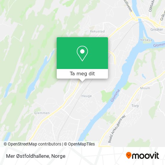 Mer Østfoldhallene kart