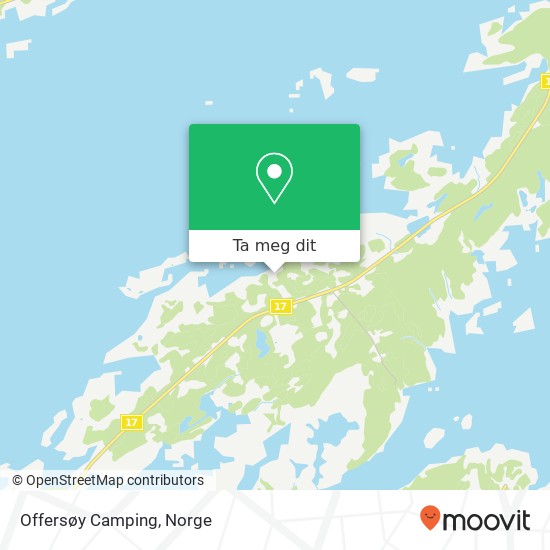Offersøy Camping kart