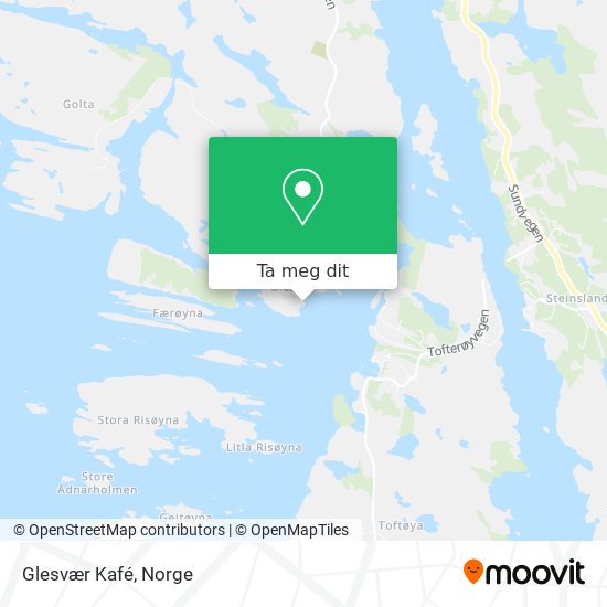 Glesvær Kafé kart