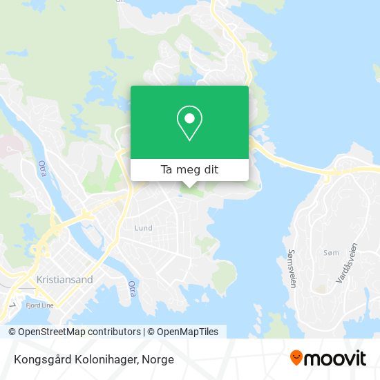 Kongsgård Kolonihager kart