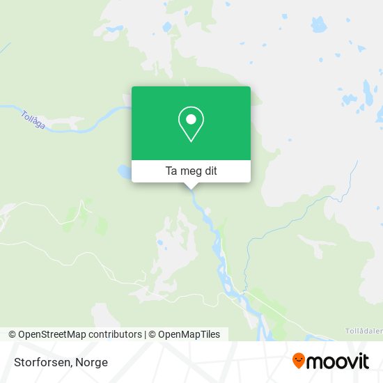 Storforsen kart