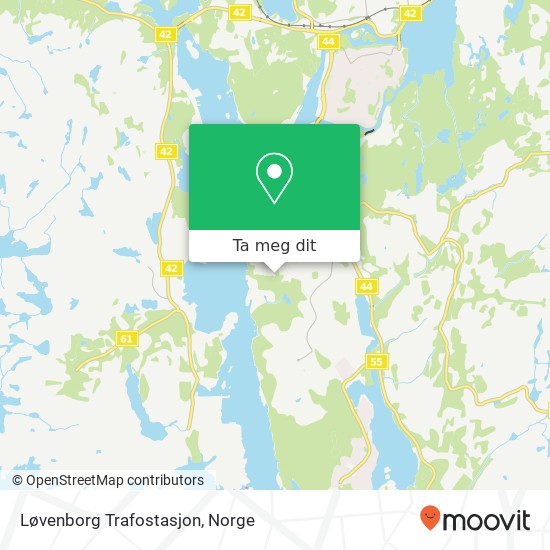Løvenborg Trafostasjon kart